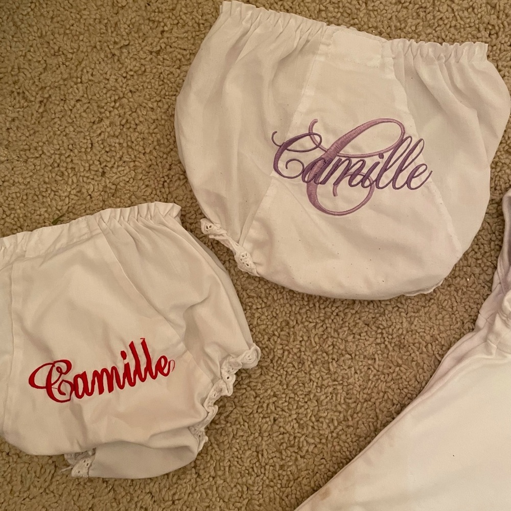 Baby girl “Camille” diaper covers